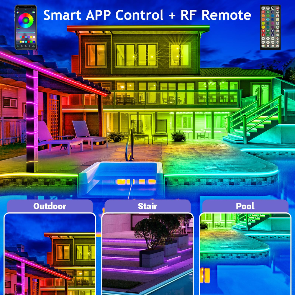 ๐
Early Christmas 49%OFF - Smart Rainbow LED Permanent Outdoor Light - Smartlight ๐
